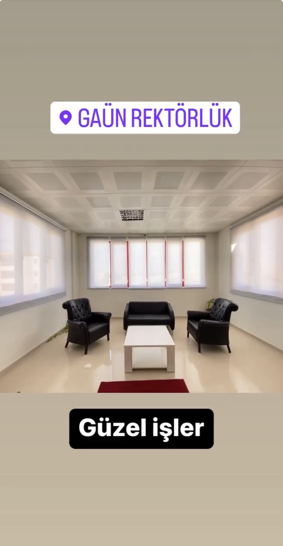 Gaziantep Üniversitesi perde uygulaması, Gaziantep